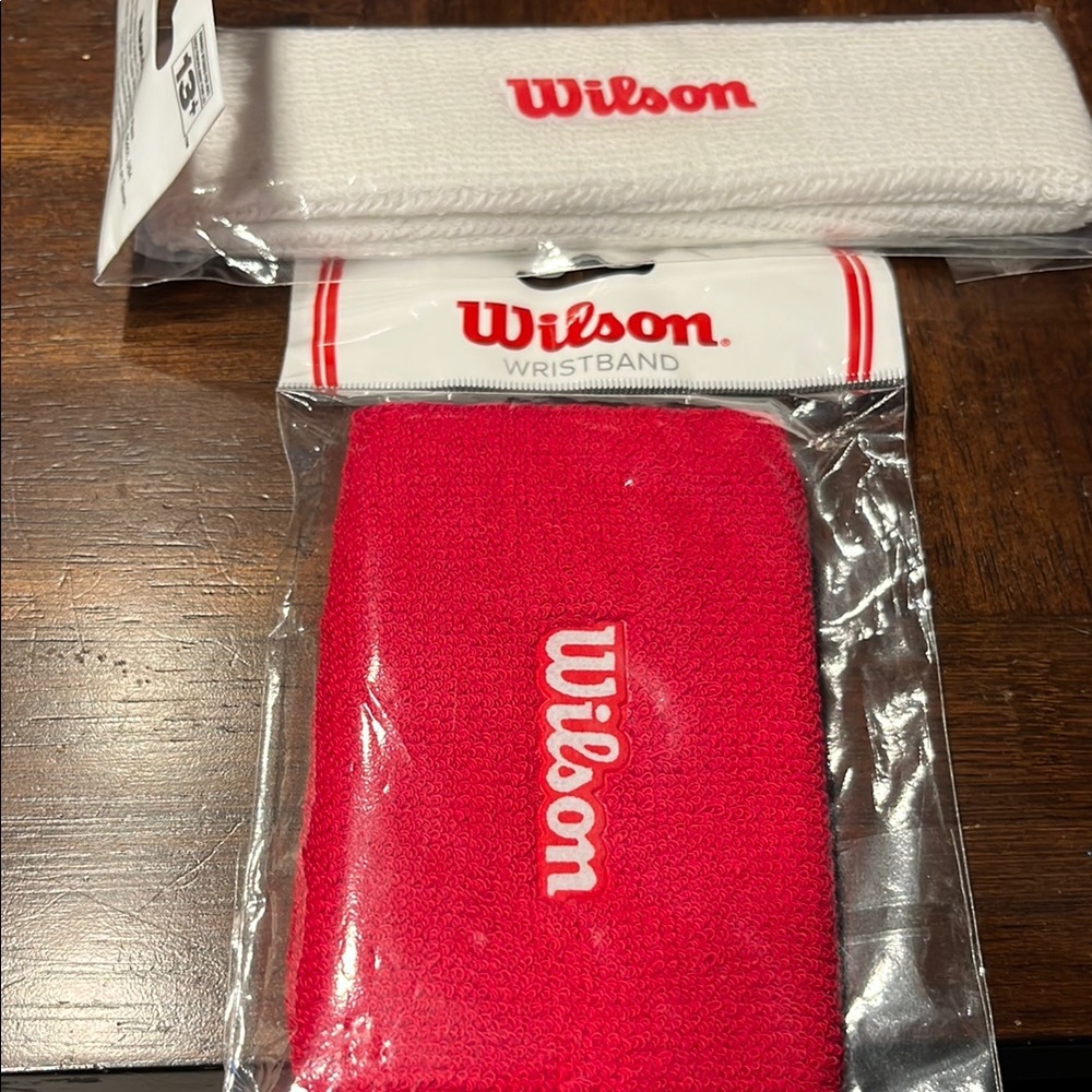 Wilson Red Wristband
